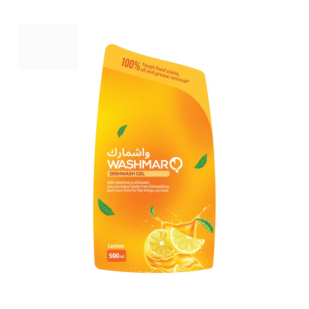 Washmarq dishwash gel package design